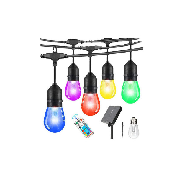 Waterproof RGB Solar LED String Lights